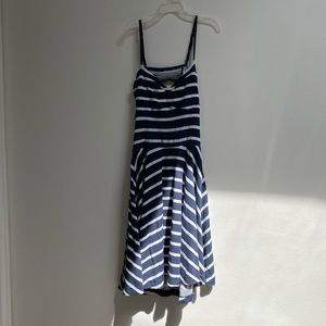 Aeropostale Nautical Dress with Back Cutout S